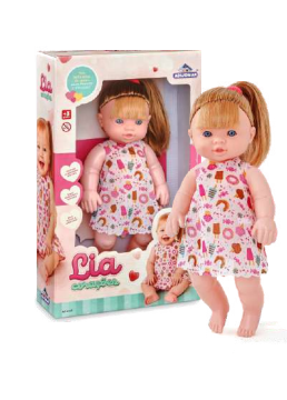 BONECA LIA CORACOES 40CM
