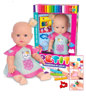 BONECA PETIT MASSINHA 42CM