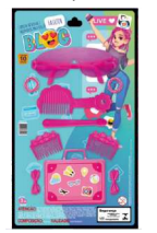 BRINQUEDO FASHION BLOG ACESSORIOS DE BELEZA MENINA 34CM