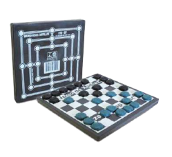BRINQUEDO JOGO DE DAMA E TRILHA 20CM
