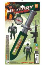 BRINQUEDO MILITARY POWER 34CM