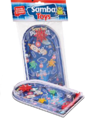 BRINQUEDO PINBALL NA SOLAPA 25CM