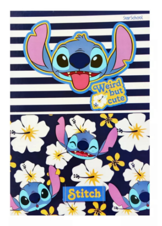 CADERNO STAR SCHOOL COSTURADO CAPA DURA STITCH 80FLS