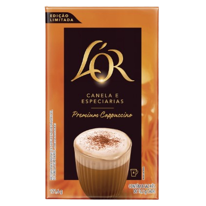 CAPPUCCINO LOR CANELA E ESPECIARIAS COM 8 SACHES 121,6G