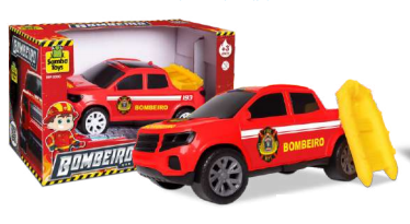 CARRINHO PICK-UP BOMBEIRO 25,5CM