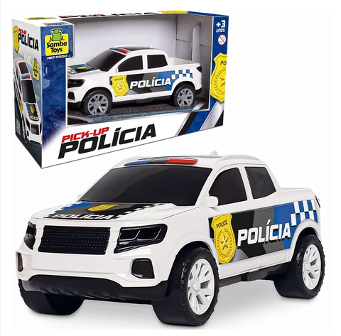 CARRINHO PICK-UP POLICIA 25,5CM