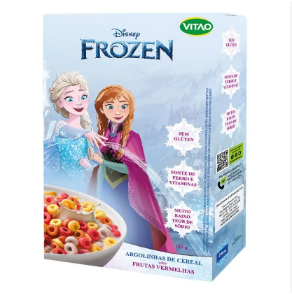 CEREAL MATINAL VITAO FROZEN ARGOLINHAS FRUTAS VERMELHAS 150G