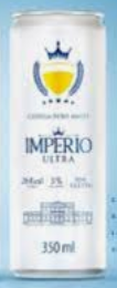CERVEJA IMPERIO ULTRA SEM GLUTEN ZERO LATA 350ML