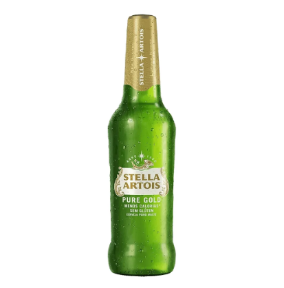CERVEJA STELLA ARTOIS PURE GOLD SEM GLUTEN DESCARTAVEL 600ML