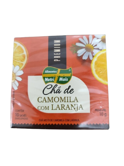 CHA NUTRIMAIS CAMOMILA COM LARANJA 10G