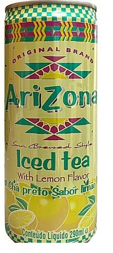CHA PRETO ARIZONA LEMMON LATA 290ML