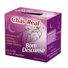CHA REAL MULTIERVAS MELISSA, MARACUJA E CAPIM CIDREIRA C/10 15G