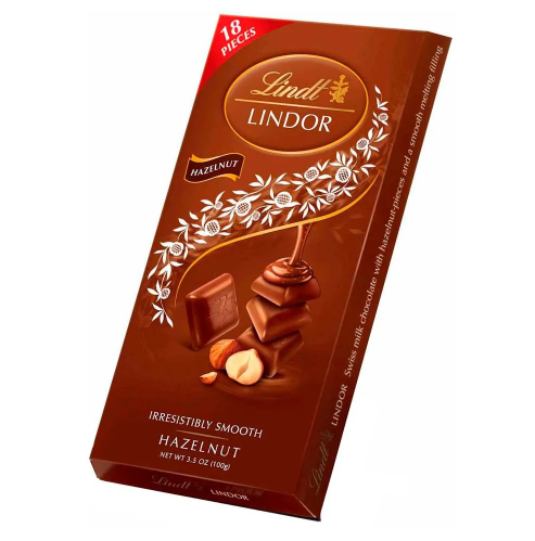 CHOCOLATE LINDT LINDOR AVELA 100GR