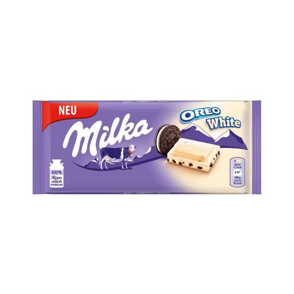 CHOCOLATE MILKA OREO WHITE 100G