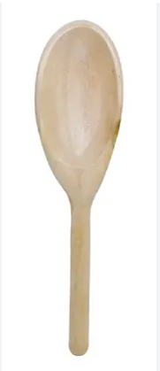 COLHER DE MADEIRA OVAL 23 CM