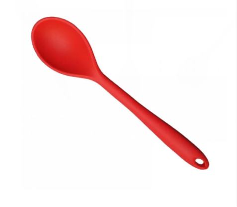 COLHER DE SILICONE CATUAI VERMELHO 27CM