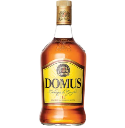 CONHAQUE DOMUS COM EXTRATO DE GENGIBRE 900ML