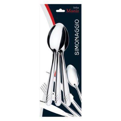CONJUNTO COLHERES SOBREMESA INOX MONIZ COM 3