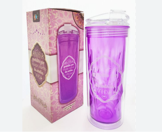 COPO ACRILICO AMIGA GRATIDAO 450ML