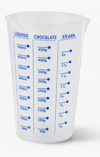 COPO GRADUADO VEMAX 500ML