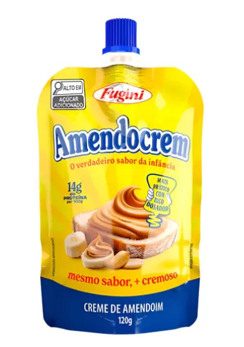 CREME DE AMENDOIM FUGINI AMENDOCREAM SACHE BICO 120G