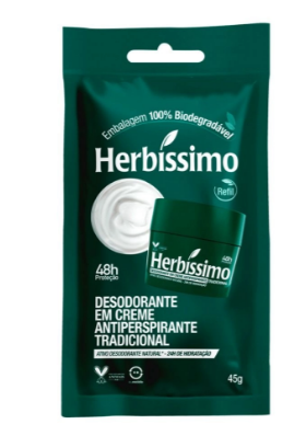 DESODORANTE CREME HERBISSIMO TRADICIONAL REFIL 45G