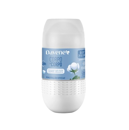 DESODORANTE DAVENE ROLL-ON CORPO A CORPO SUAVE DELEITE 50ML