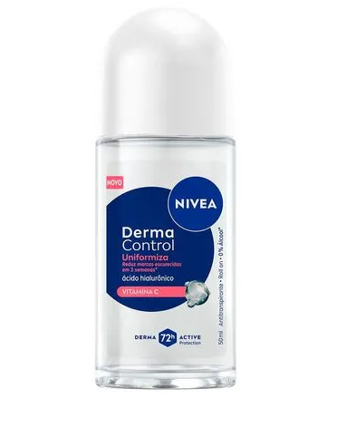 DESODORANTE NIVEA ROLL-ON DERMA CONTROL UNIFORMIZA 50ML