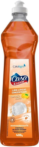 DETERGENTE CASA K&M LARANJA DOCE 400G