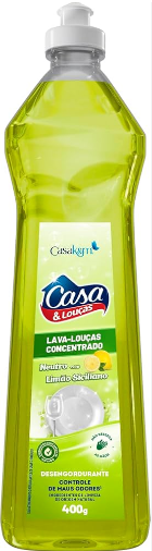DETERGENTE CASA K&M NEUTRO COM LIMAO SICILIANO 400G