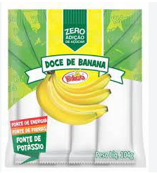 DOCE BANANA PALITO KIDOCURA ZERO 104G