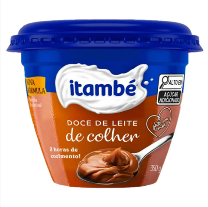 DOCE DE LEITE DE COLHER  ITAMBE POTE 350G