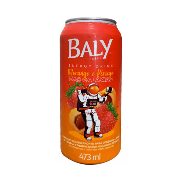 ENERGETICO BALY MORANGO E PESSEGO 473ML