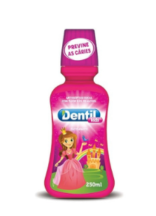 ENXAGUANTE BUCAL DENTIL KIDS ZERO ALCOOL TUTTI FRUTTI 250ML