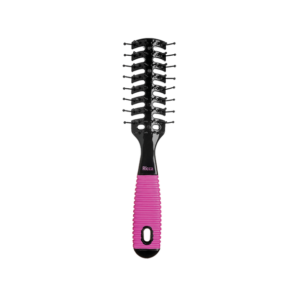 ESCOVA CABELO RICCA VENT BLACK E PINK
