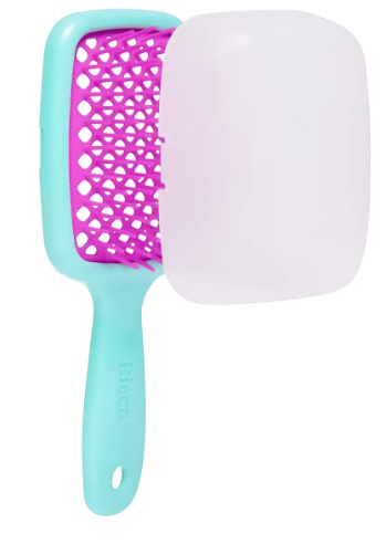 ESCOVA  RICCA FLEX GO MINI COM CAPA PROTETORA