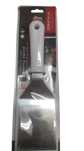 ESPATULA CURVA PARA COZINHA PROFISSIONAL INOX CATUAI