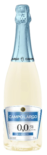 ESPUMANTE CAMPO LARGO MOSCATO 0% ALCOOL 750ML