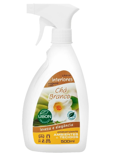 ESSENCIA UBON INTERIORES CHA BRANCO PRONTO PARA USO 500ML