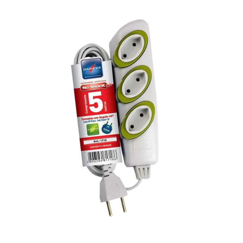 EXTENSAO DANEVA LEGRAND  0 75X5MTS 2PINOS/10 AMPER