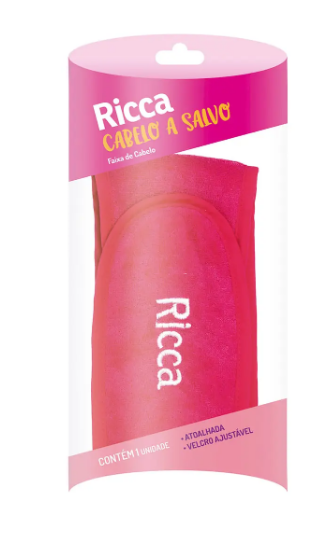 FAIXA DE CABELO RICCA ATOALHADA