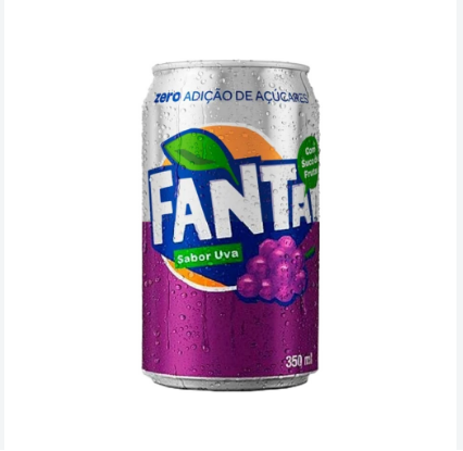 FANTA UVA ZERO ACUCAR LATA 350ML