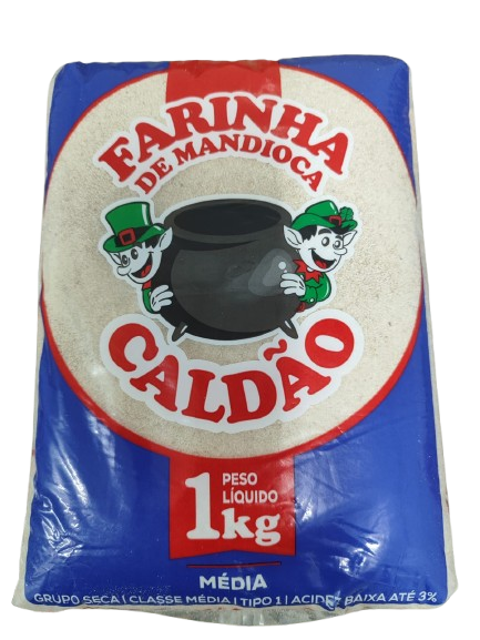 FARINHA MANDIOCA CALDAO TORRADA MEDIA 1 KG