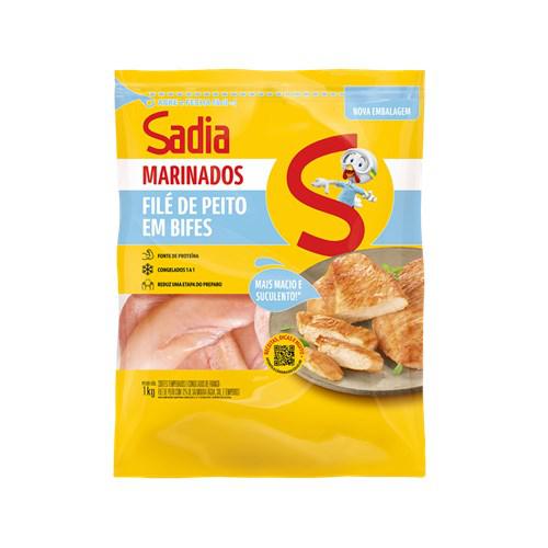 FILE DE PEITO EM BIFES ZIP MARINADOS SADIA 1KG