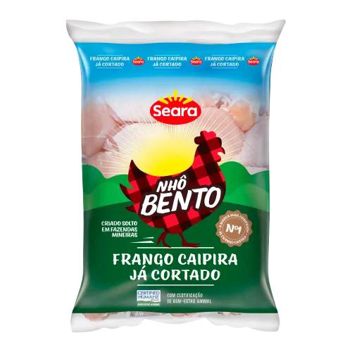 FRANGO CAIPIRA SEARA CORTADO NHO BENTO PACOTE 15,5G