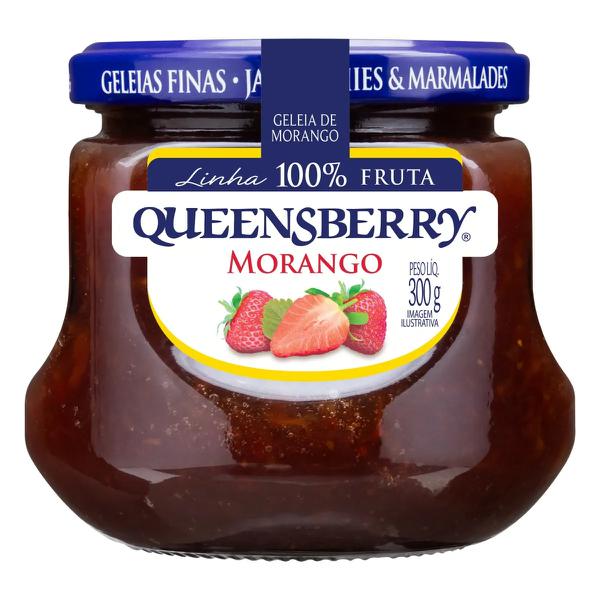 GELEIA QUEENSBERRY 100% FRUTA MORANGO 300G