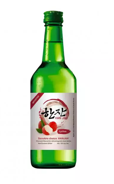 HANJAN SOJU LYCHEE 375ML
