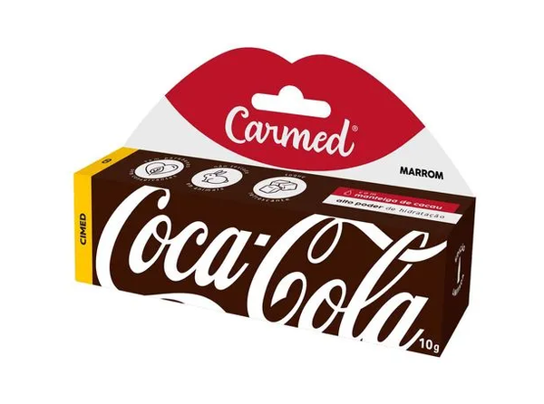 HIDRATANTE LABIAL CARMED COCA COLA MARROM 10G