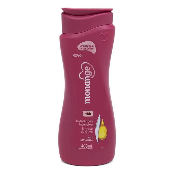 HIDRATANTE MONANGE HIDRATACAO INTENSIVA EXTRATO DE OLIVA 400ML
