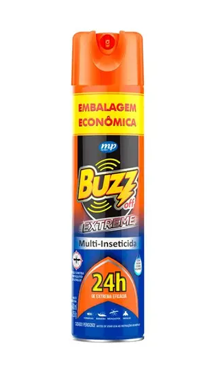 INSETICIDA BUZZ OFF EXTREME AEROSOL MULTI INSETICIDA 24H 400ML